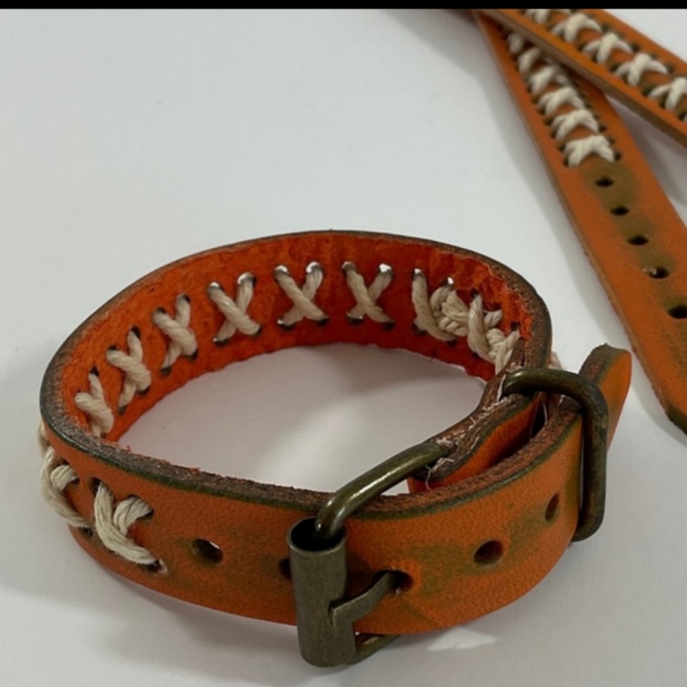 COPY - NWT, brand New from my Boutique! Unisex Leather bracelets w/ twine brai…